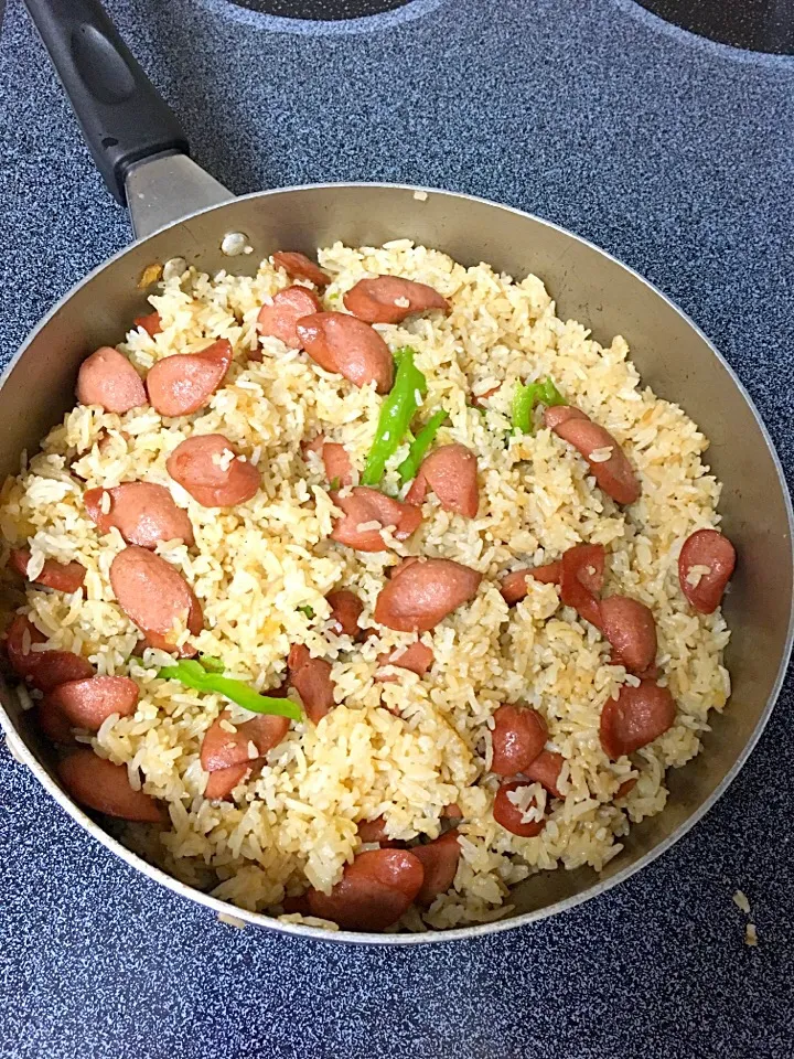 fried rice with hotdog|Arlyn Montecilloさん