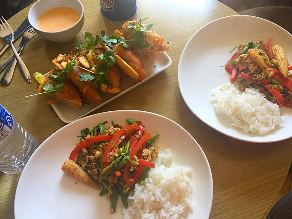 Thai chicken basil lunch|yeni kartikasariさん