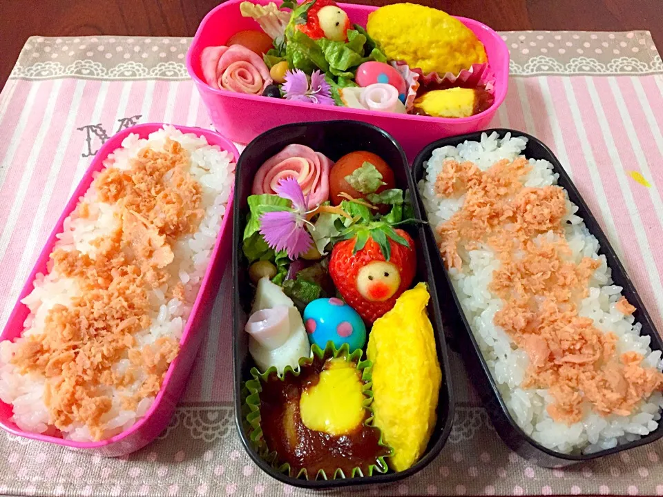 Snapdishの料理写真:🌸愛息子&愛娘🌸お弁当|Kii mamaさん