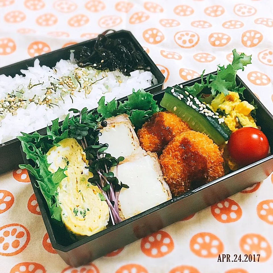 肉巻き弁当#お弁当 #お弁当フォト #お弁当記録 #弁当|momo31omomさん