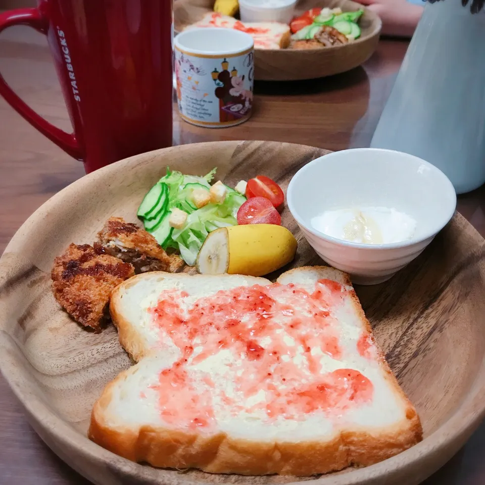 Snapdishの料理写真:朝食のワンプレート|hinaponさん