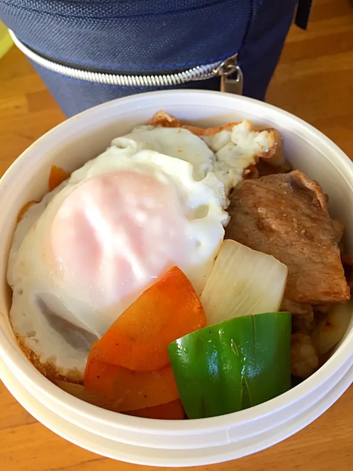 豚味噌炒め丼弁当|田村理恵さん