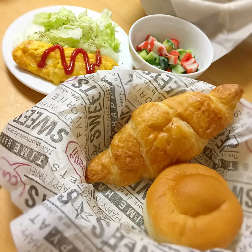 朝ごパン #朝ごはん#パン #チーズ|林とびぃさん