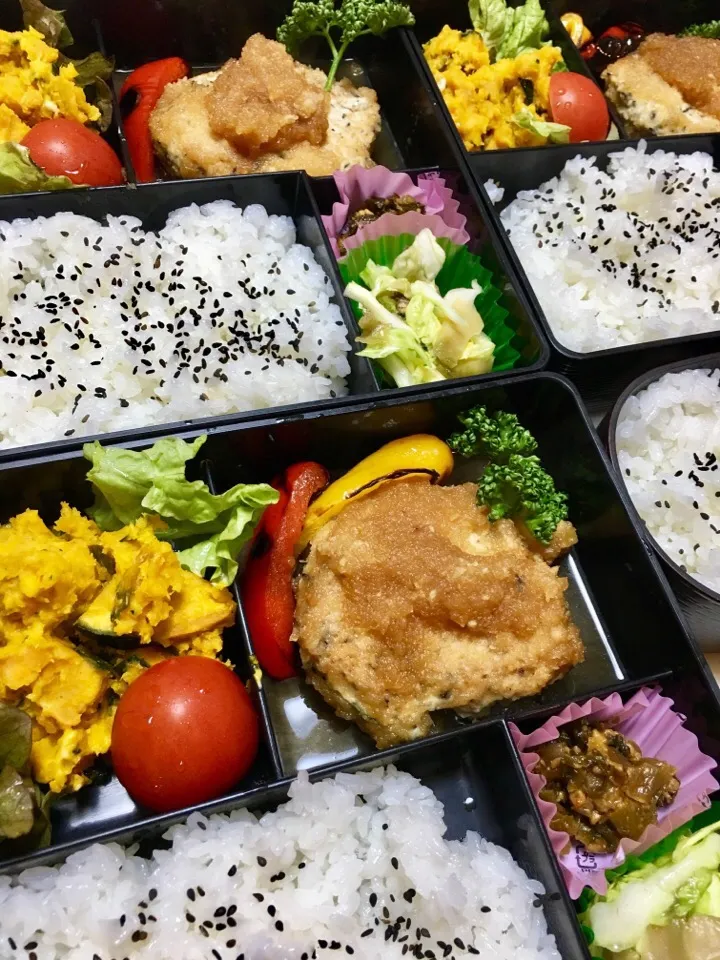 豆腐とひじきのハンバーグみぞれ煮弁当|大久保 掬恵さん