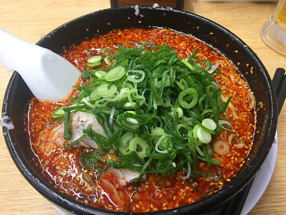 4/23 2017年 １６杯目🍜 期間限定❗️赤味噌ラーメン@来来亭 鈴鹿店|BUBUさん