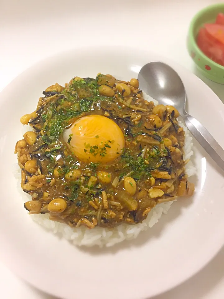 残りもの豆カレー|さたはこさん