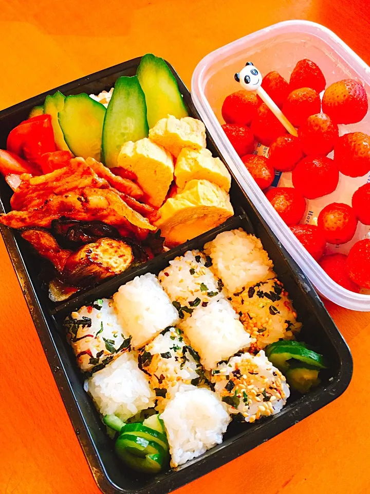 お花見🌸お弁当🍱🍙|daichanmomさん