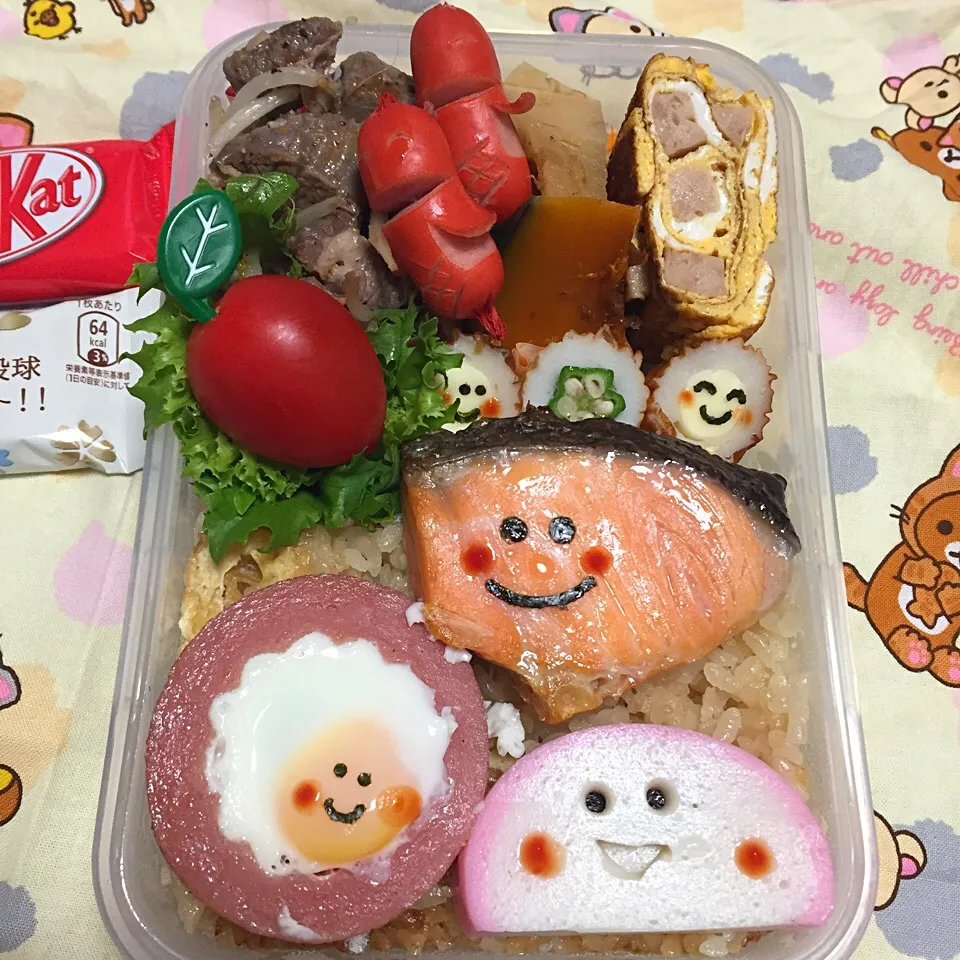 Snapdishの料理写真:2017年4月25日 オレ弁当♪|クッキングおやぢさん