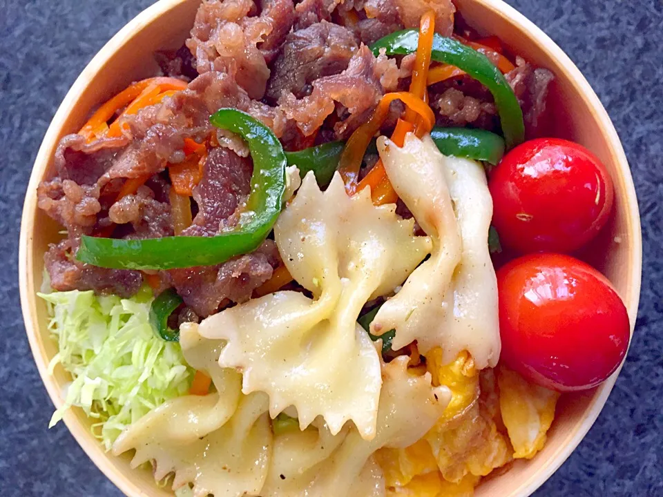 #プルコギ #男子弁当 #がっつり高校生男子弁当 #毎日のお弁当 #曲げわっぱ弁当 #高校生男子弁当|なみさん