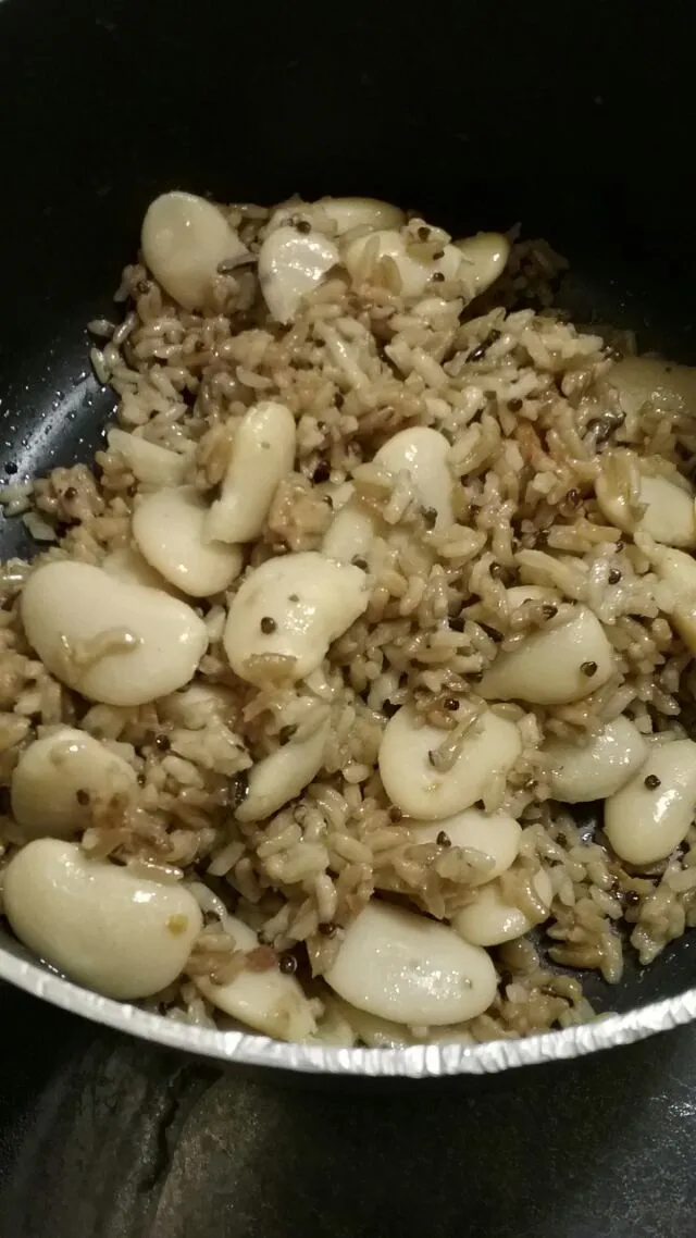 wild and  brown rice with s&p, butter, and butter beans.  simple but so delicious.|Polly Gelfusoさん