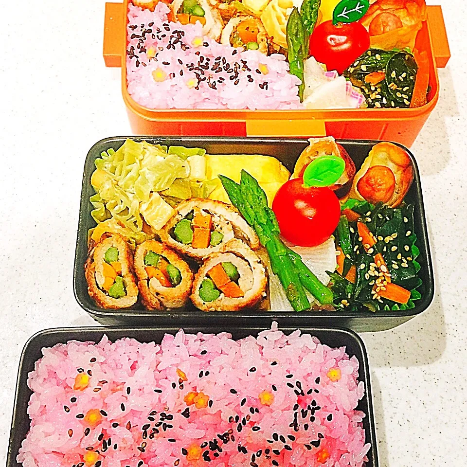 息子と娘のお弁当|りんりんさん