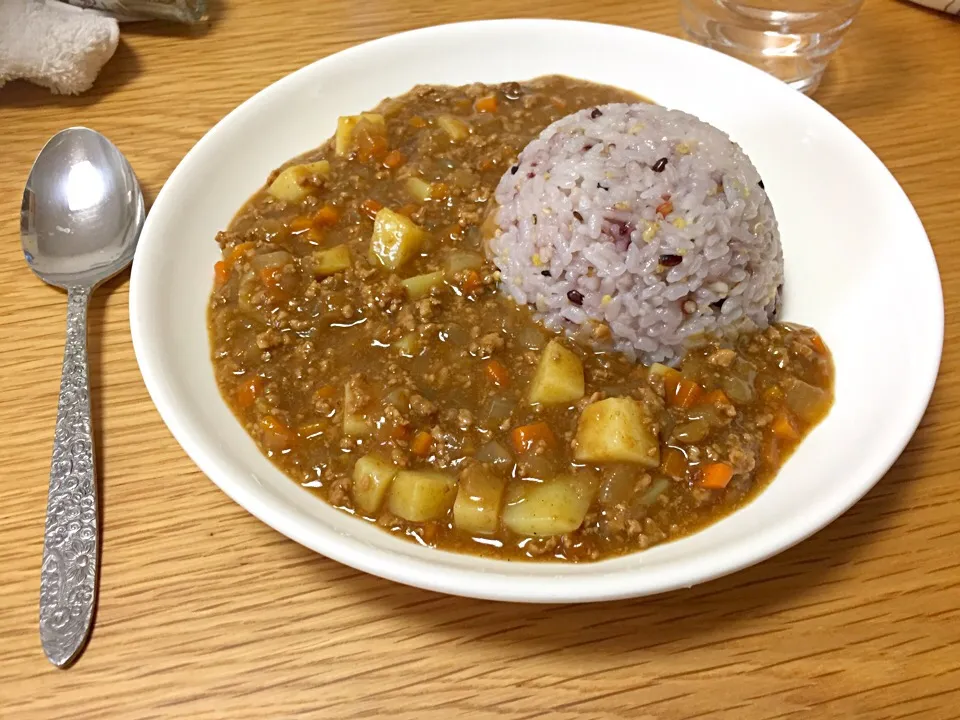 挽肉カレー|さくさん