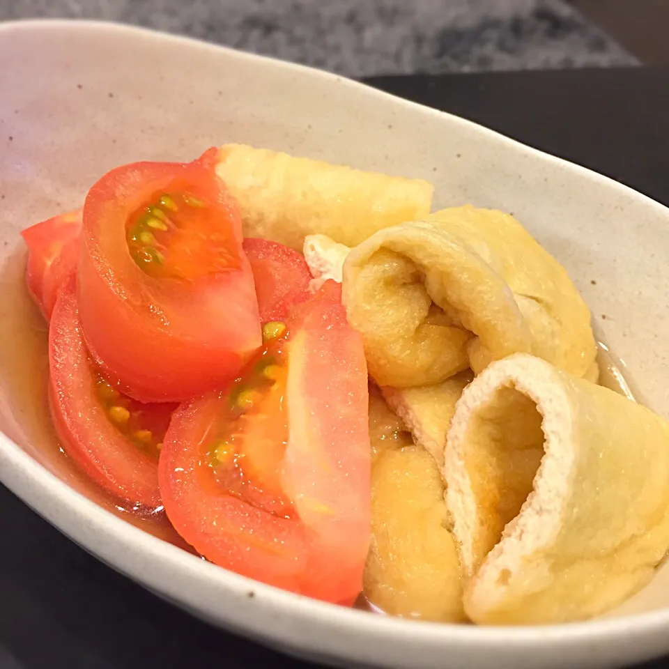 京あげとトマトの煮浸し🍅あっさり味😌|ヨッチャンさん