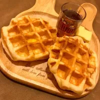 "Sweet potato waffle with honey syrup"
Good Moorings have a nice guy......|mayさん