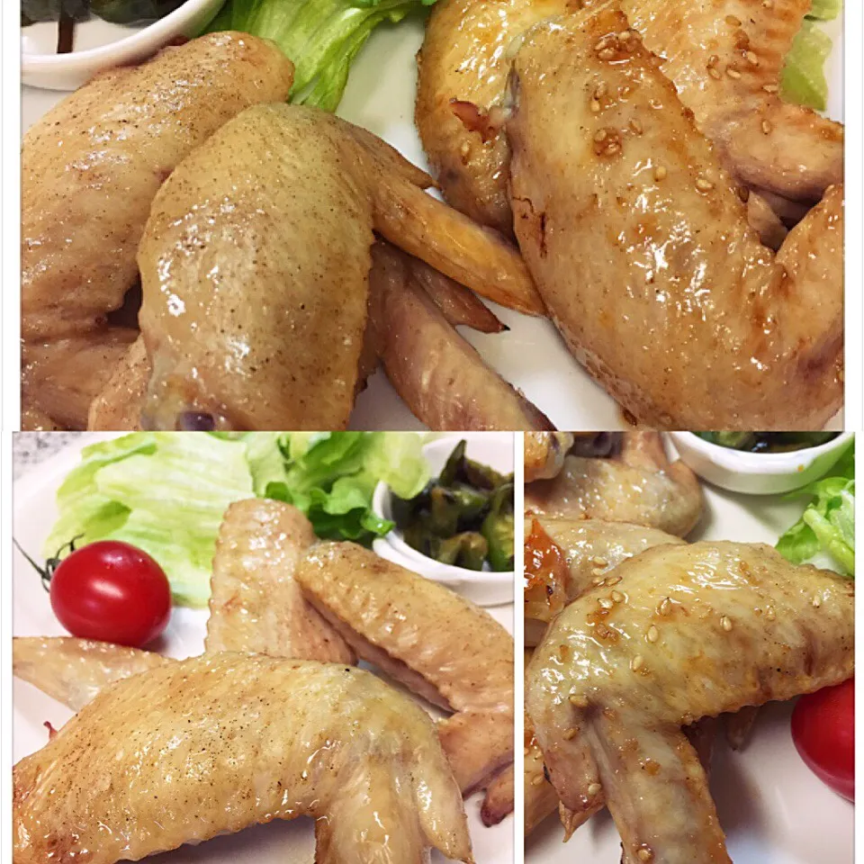 Snapdishの料理写真:手羽先🐔|えみちさん