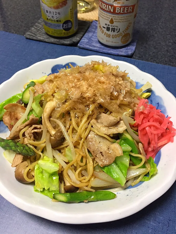 しょうゆ焼きそば|ほっけまんさん