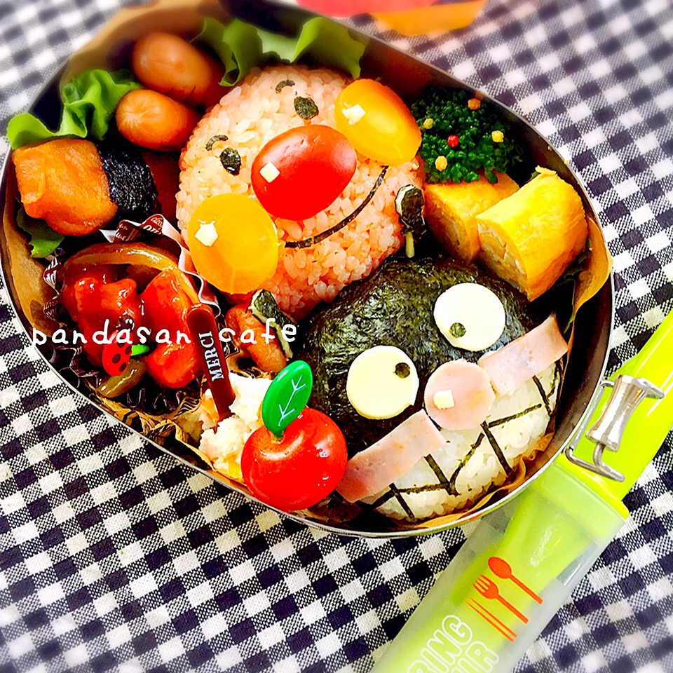 Jk娘のお弁当 アンパーンマーンキャラ弁おにぎり あんぱんマン あおぱんだ Snapdish スナップディッシュ Id Pjstxa