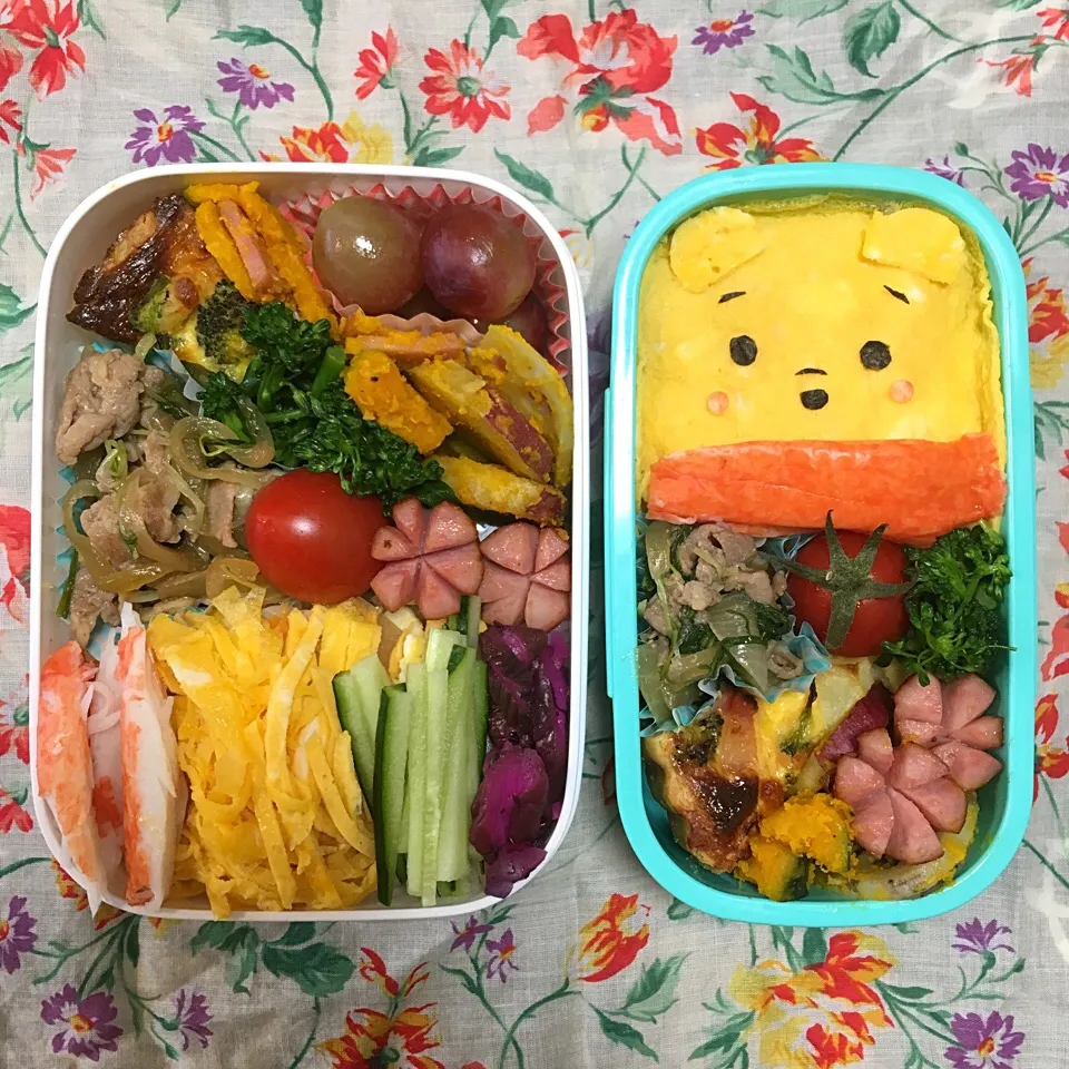 親子弁当
ちらし寿司
プーさん弁当|かずみさん