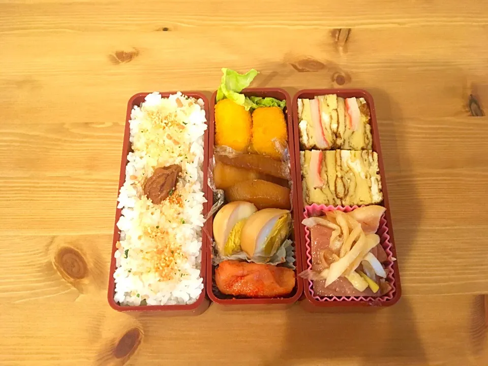 Snapdishの料理写真:煮卵大根弁当|Emi Mikadoさん