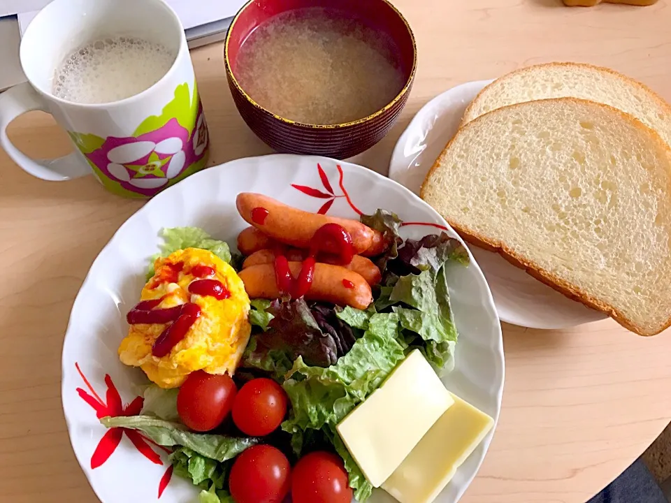 Snapdishの料理写真:4月27日朝食兼昼食|ばぁさんさん