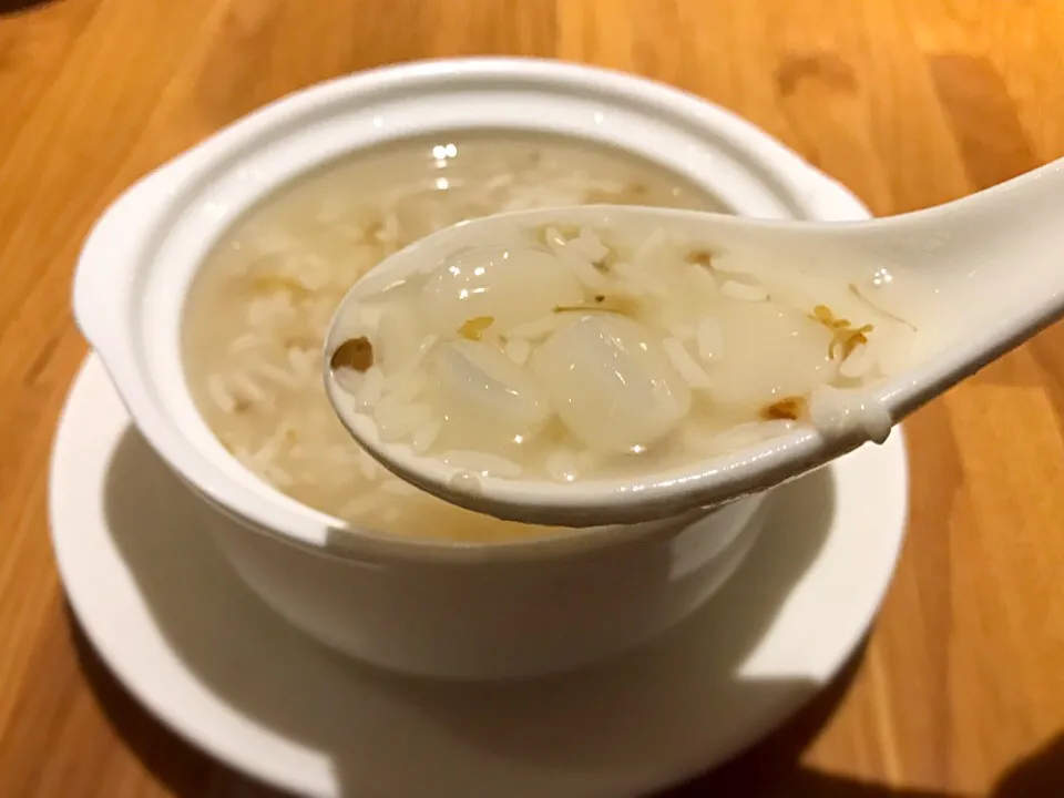 桂花酒醸丸子    #sweet  Glutinous Rice Ball in Fermented Rice Wine|女神さん