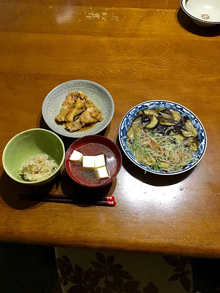 鳥の照り煮、ナスのあんかけ😊|Mami Otsukaさん