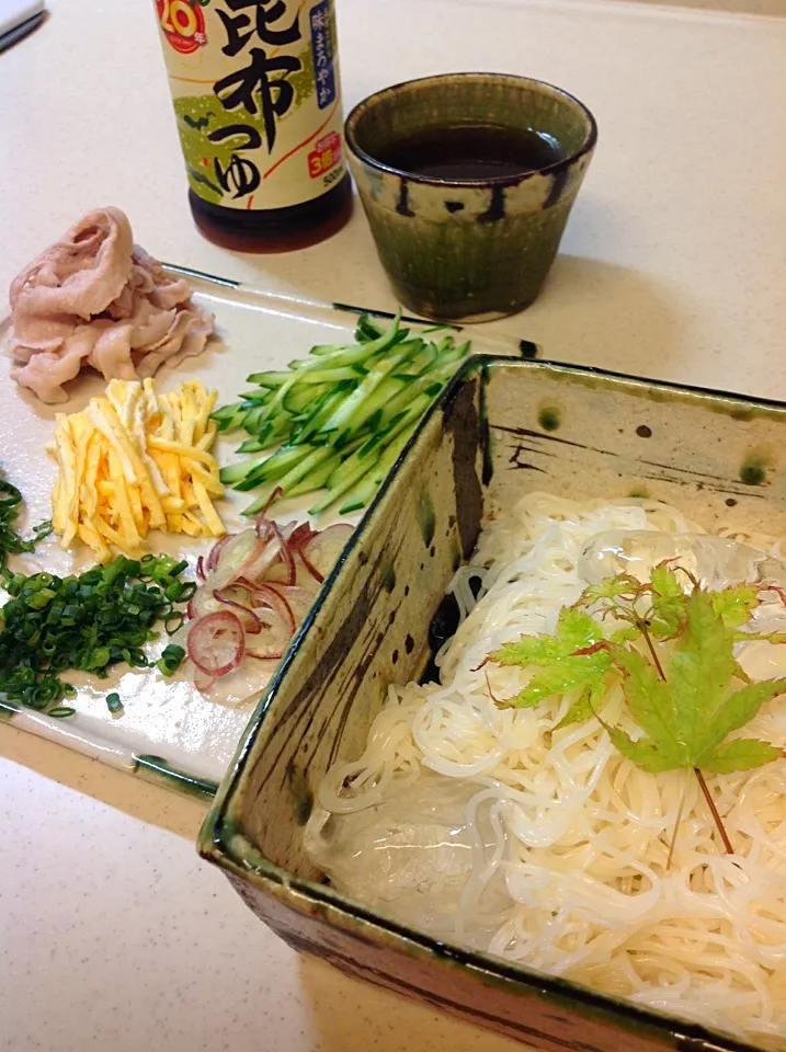 今年初の素麺|izunさん