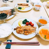 Snapdishの料理写真:あじのムニエル|みかんさん