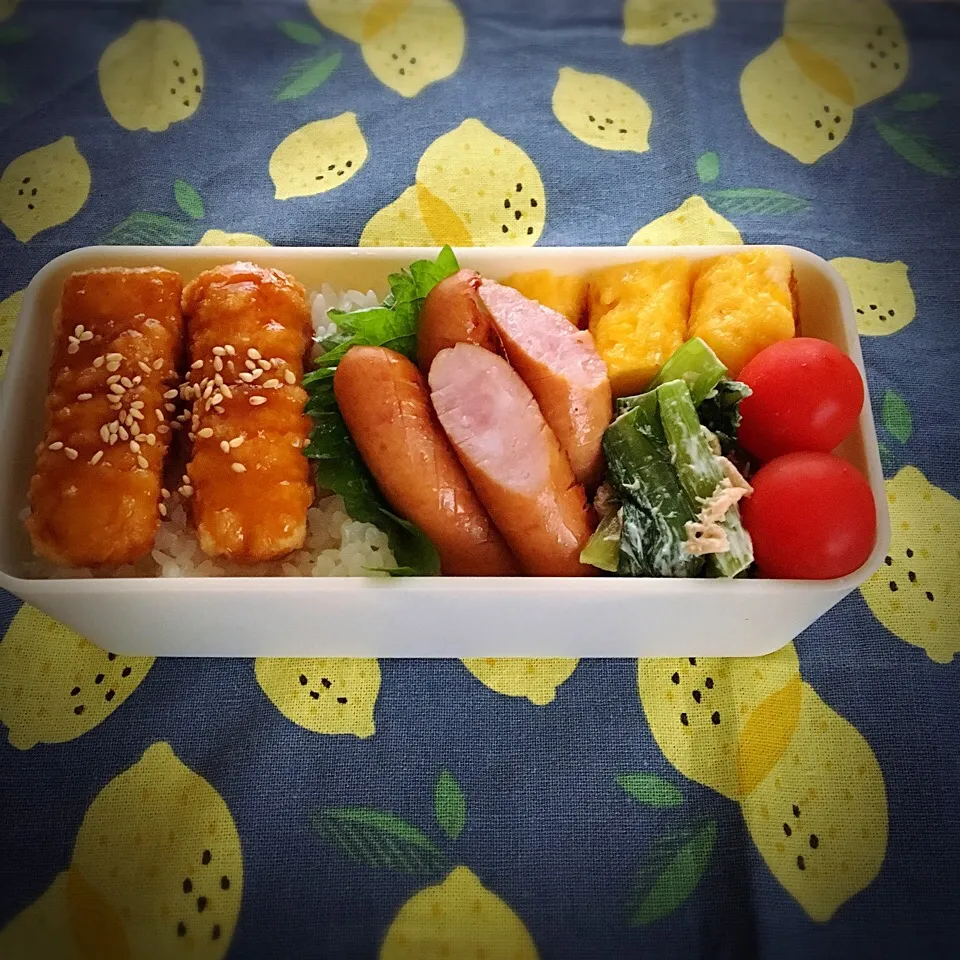 #お弁当 #おひるごはん #たまご焼き 

おはようございます🌞
今日の主人のお弁当🍱|renharuruさん