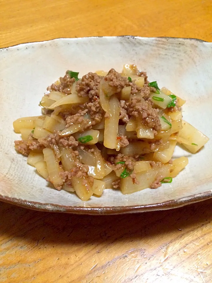 麻婆豆腐ならぬ、麻婆大根‼️|りょうさん