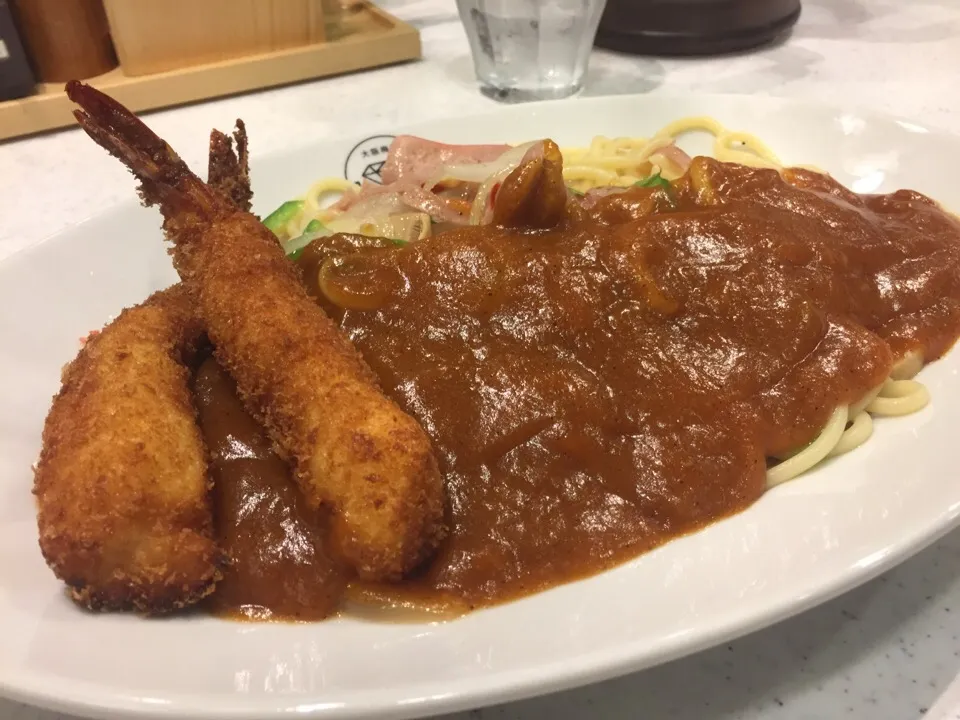 エビネーゼ(エビフライあんかけスパ)、大盛🍤🍤|buhizouさん