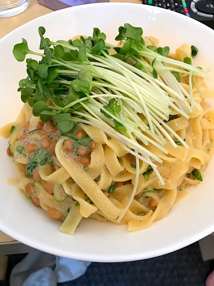 納豆パスタ|takaumezさん