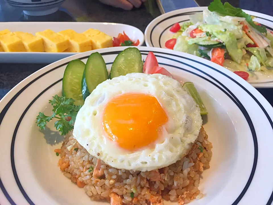 Salmon fried rice|PhUnGさん