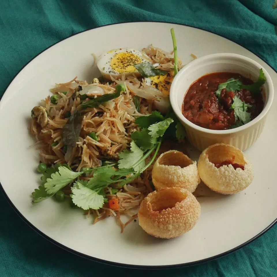 Vermicelli upma ／バミセリ・ウプマでインドご飯|まちまちこさん