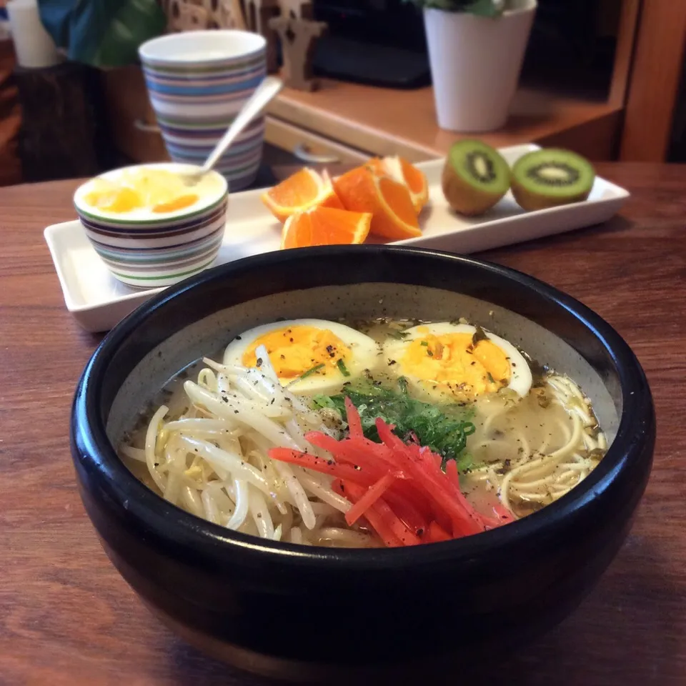 ユミちゃんありがとう♡ 五木 博多辛子高菜とんこつラーメン 2017.4.29|キラ姫さん