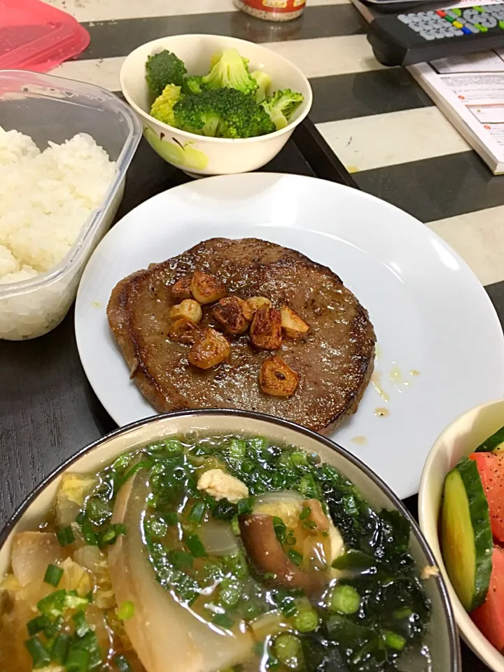 Snapdishの料理写真:ステーキ|360bookさん