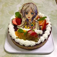 Snapdishの料理写真:フレジェ(キャラチョコ付き)|カツオブシさん