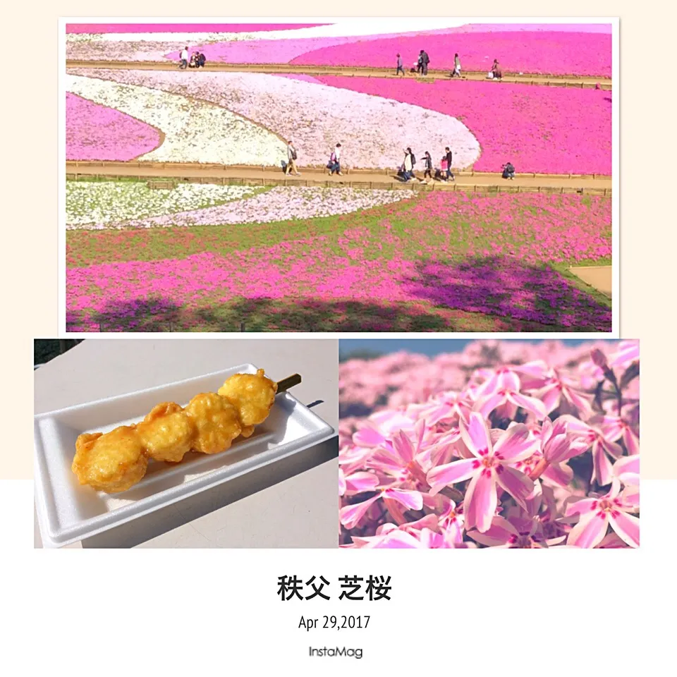 B級グルメ 秩父芝桜🌸名物「みそポテト」😋|アライさんさん