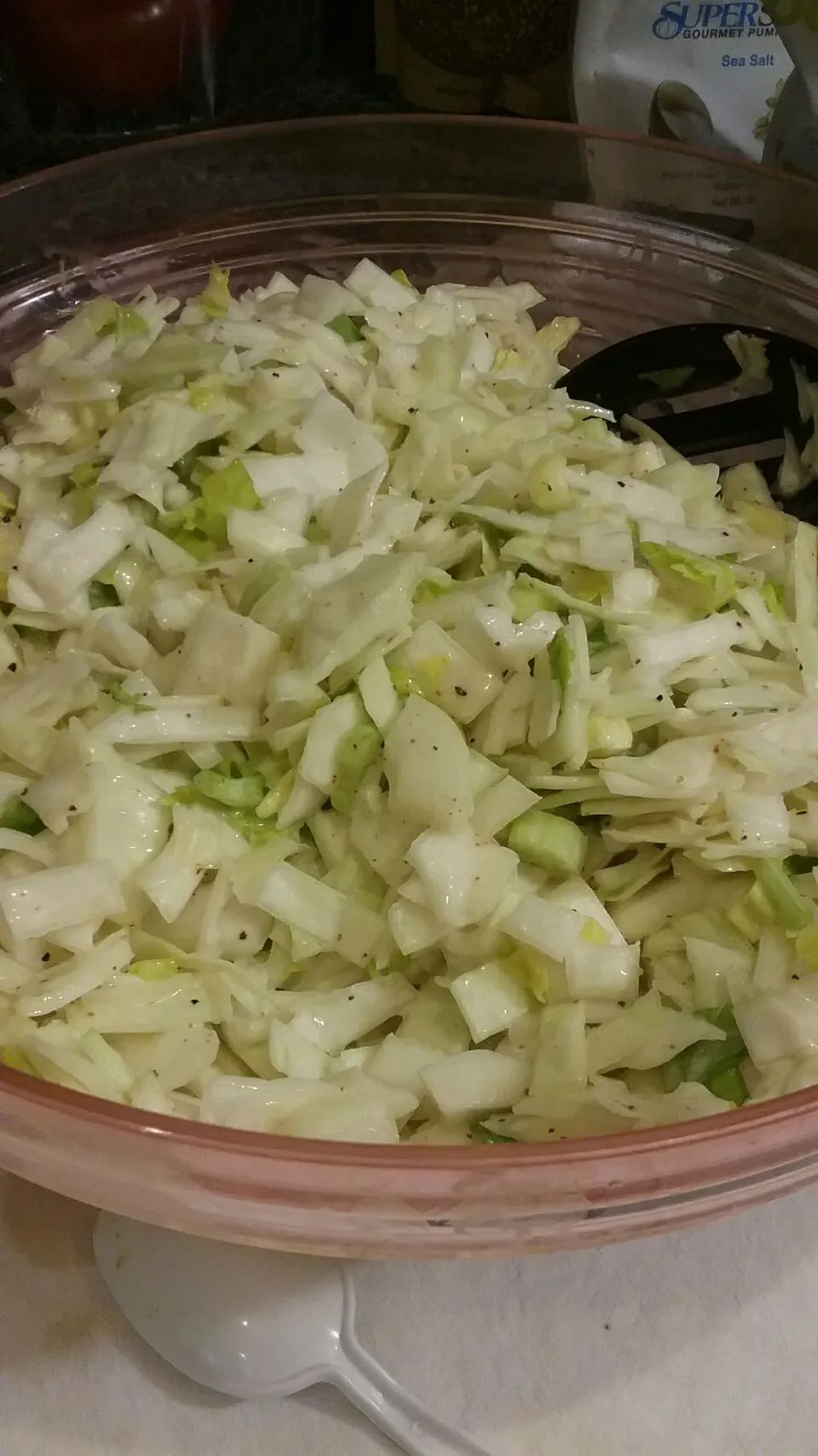 Snapdishの料理写真:apple cider cole slaw.|Polly Gelfusoさん