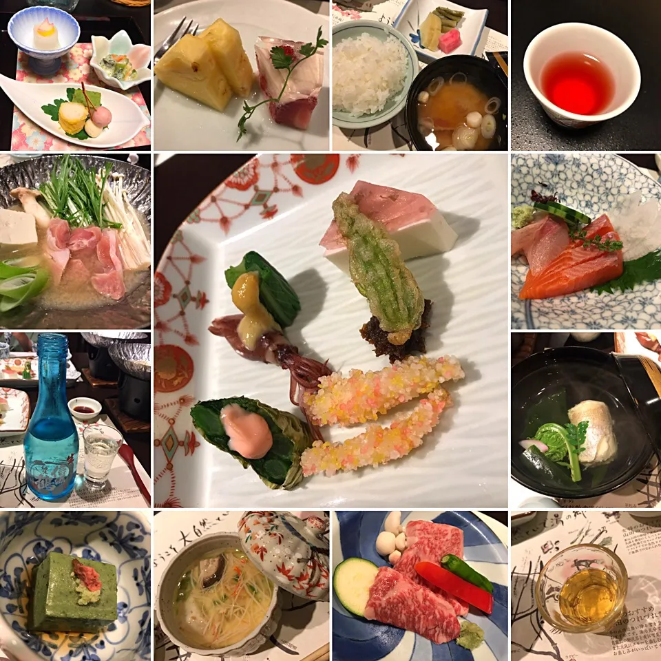 Snapdishの料理写真:風景館@山田温泉(信州)|塩豚骨さん