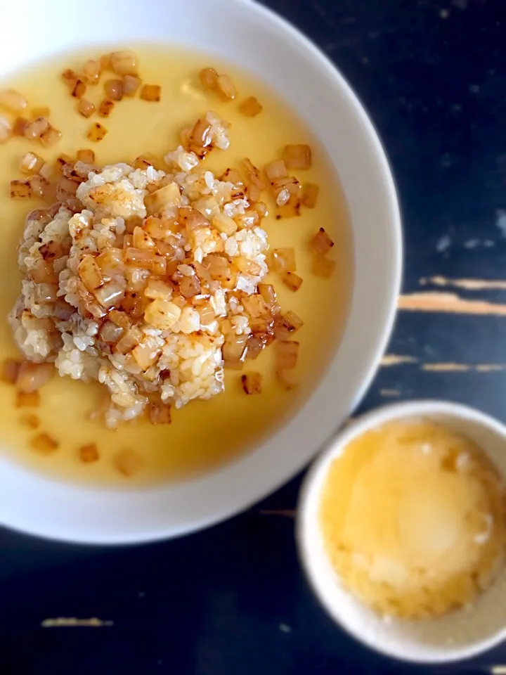 大根のあんかけチャーハン、茶碗蒸し|Kさん