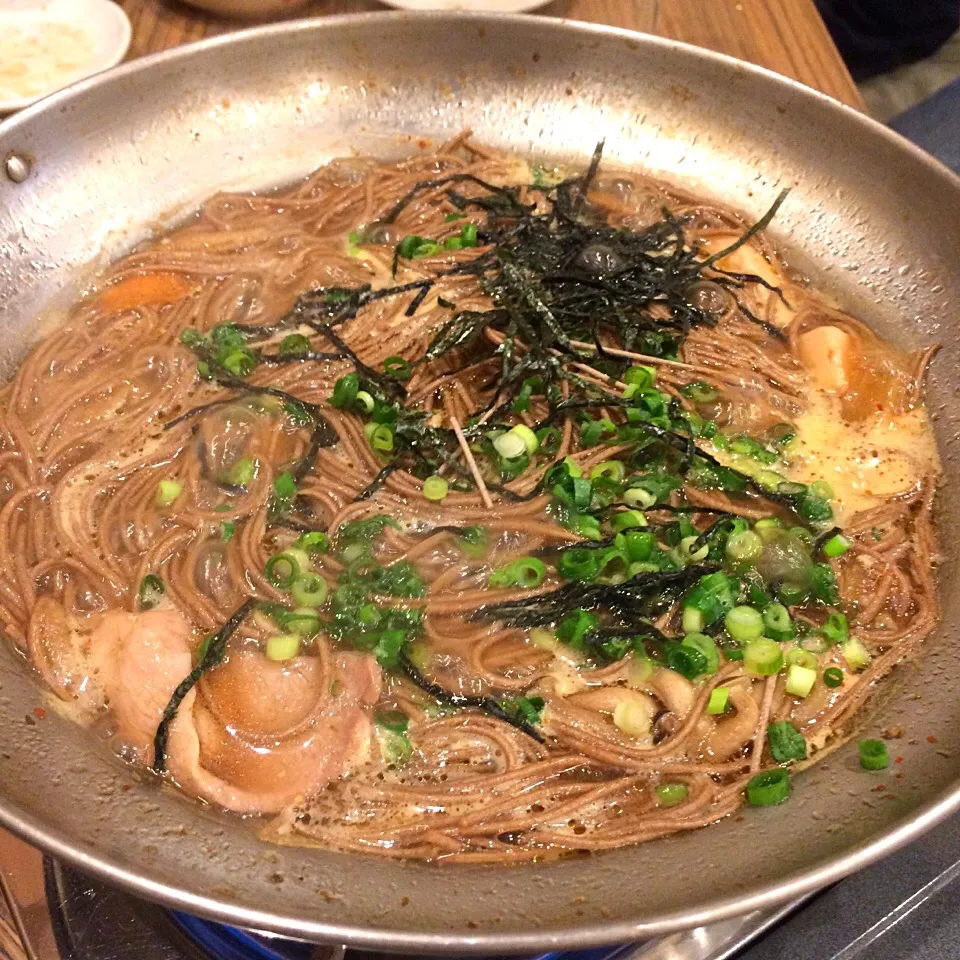 〆の蕎麦粉入り素麺|マユマユさん