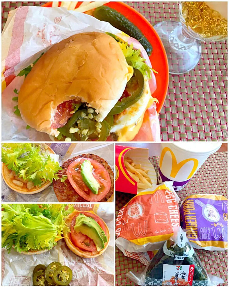 McDonald lunch🎵extra vegetables hamburger🍔お野菜追加でﾍﾞｼﾞｰﾏｯｸ♪|🌈Ami🍻さん