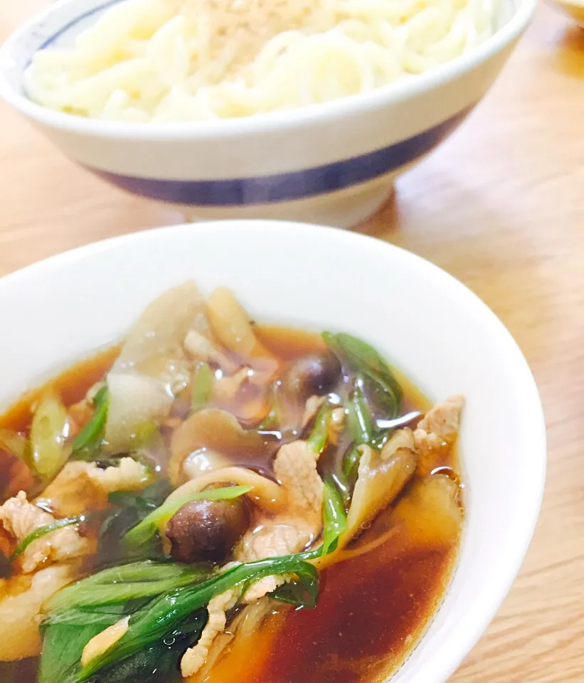 Snapdishの料理写真:旦那リクエストのつけうどん😋|saimaricoさん