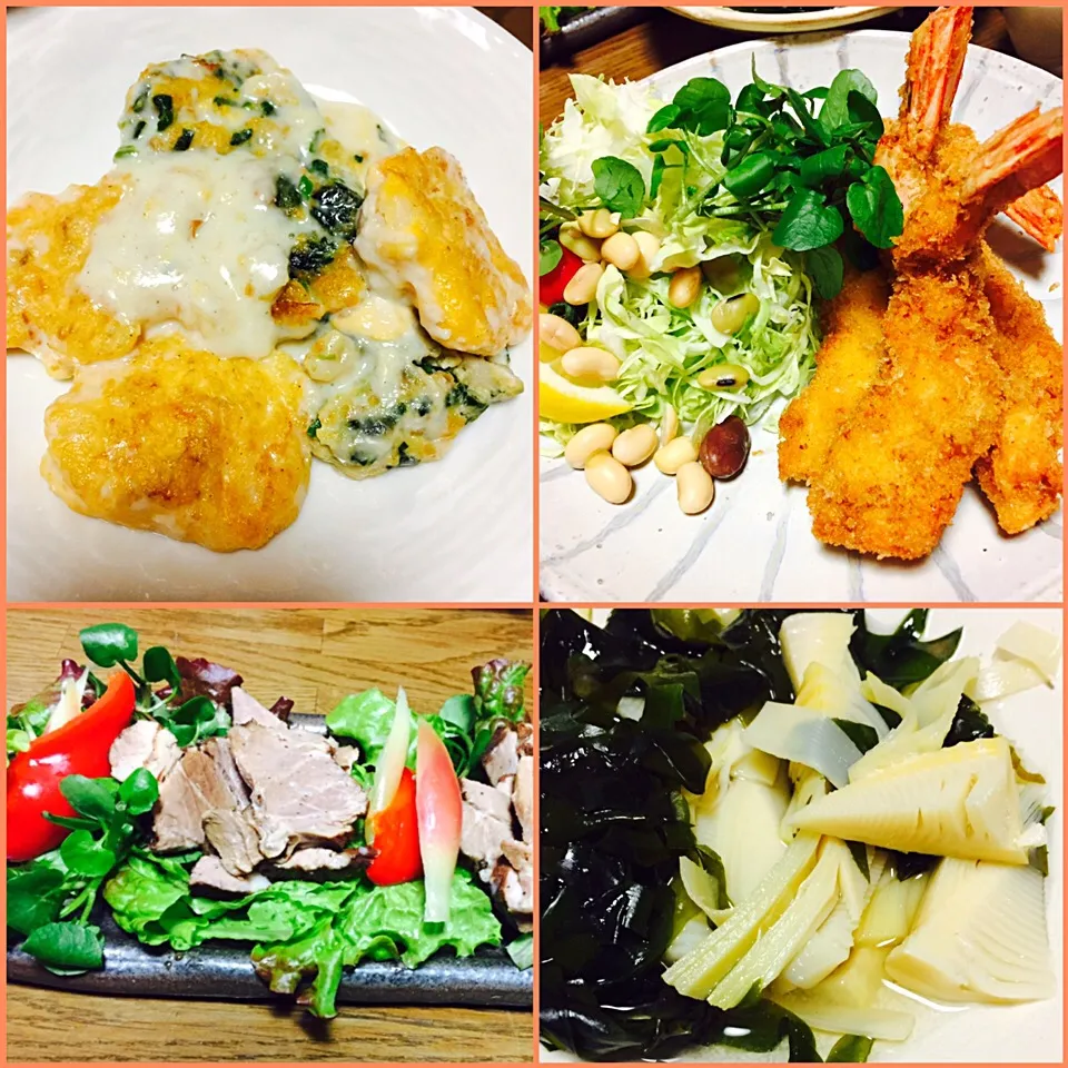 誕生日の夕食🎂🎊|ももこさん