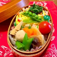 5/1のお弁当😊
#昨日の残りもの#詰めただけ
#手抜き|Chiaki Hasegawaさん