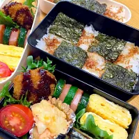 Snapdishの料理写真:今日のお弁当🍱2017.5.1
パパ弁😃娘弁😃
#お弁当|mayuさん