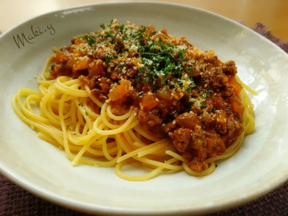 スーパー主婦足立洋子さんのスペシャルミートソース🍝|真希さん