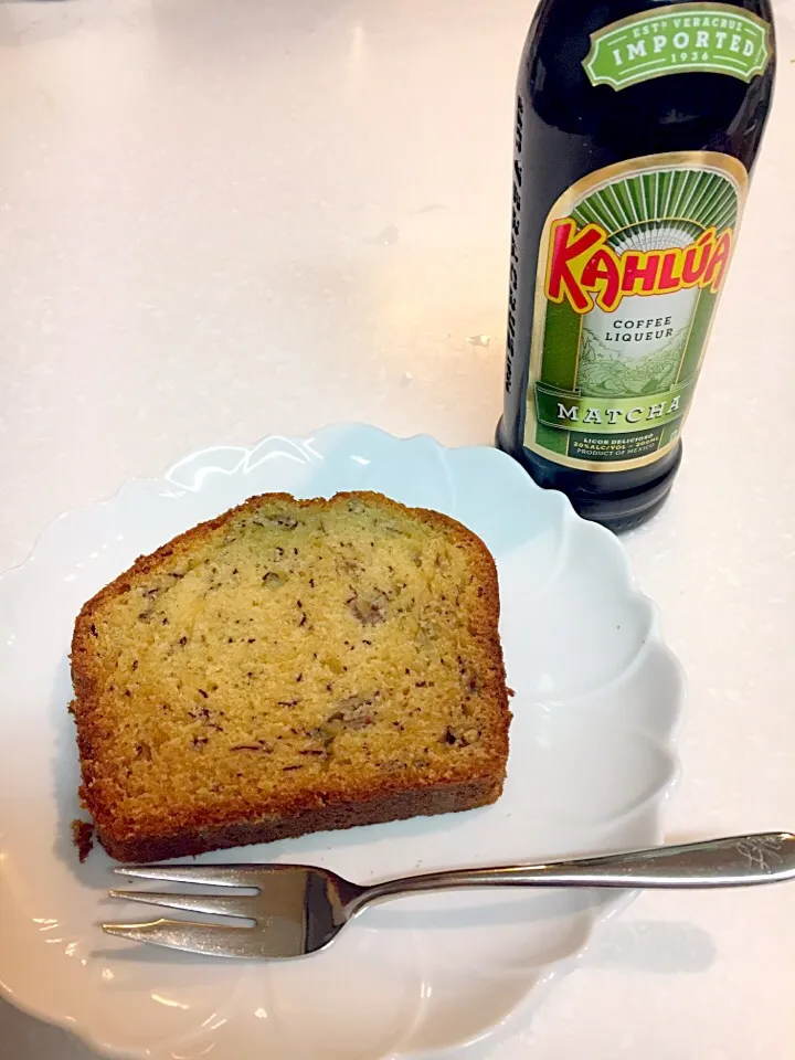 いつものパウンドケーキを
抹茶カルーアでワンランクアップ💕|カドラさん