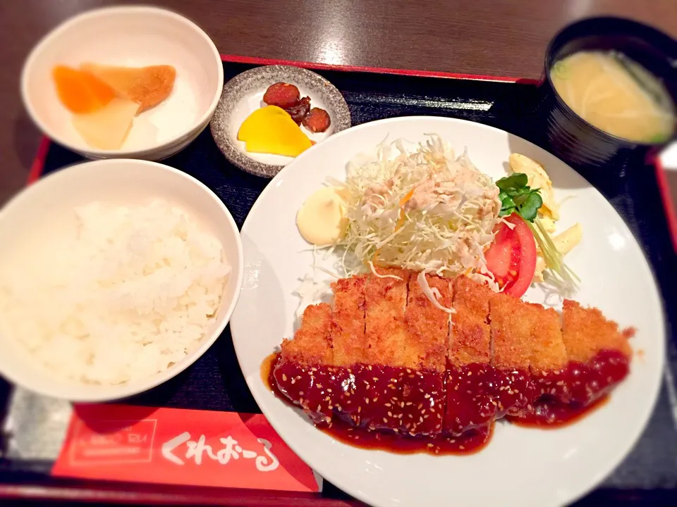 日替わり定食(豚カツ)|チカさん